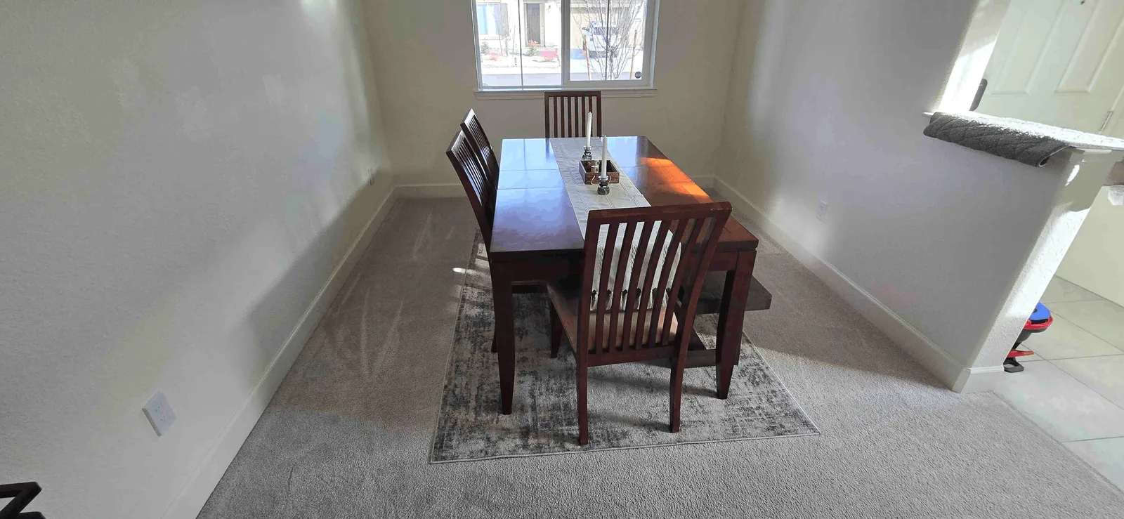 Bright dining area from an approved Shiny Go Clean client home in Madison
